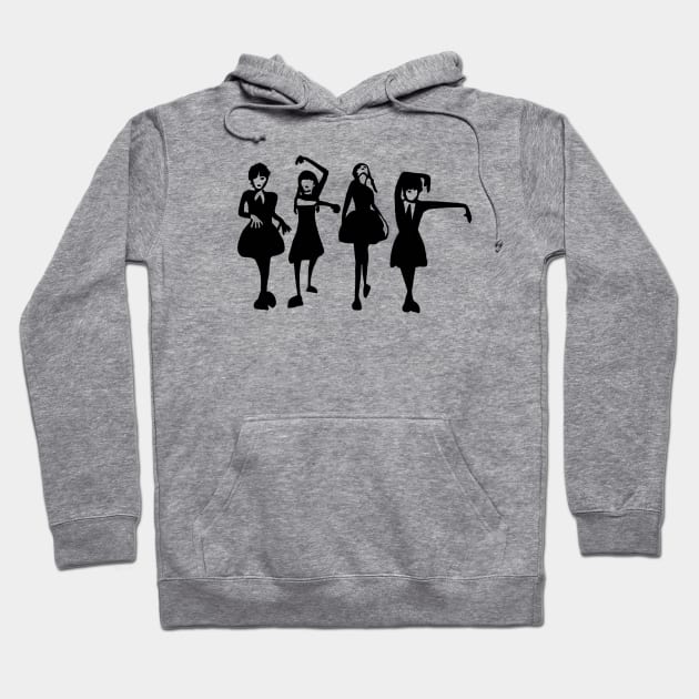 Wednesday's Dance Moves Hoodie by Slightly Unhinged